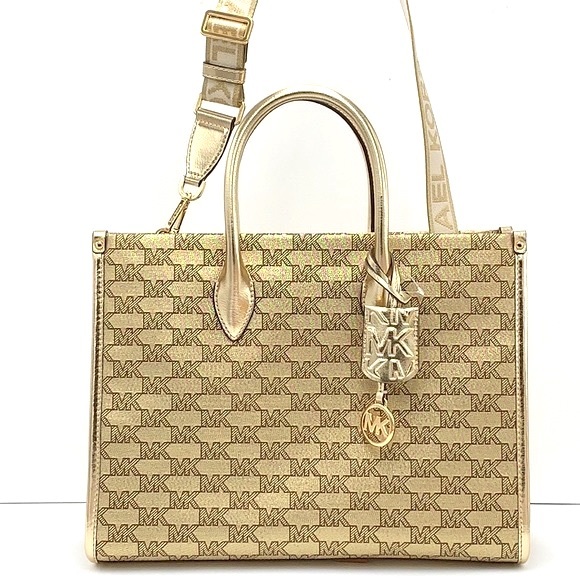 Michael Kors Medium Mirella EW Tote Bag Crossbody Shoulder Handbag NWT - Picture 3 of 16
